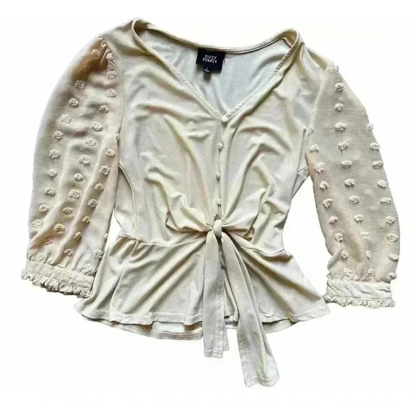 Fifty Street Yellow Blouse Size Small - Picture 1 of 3